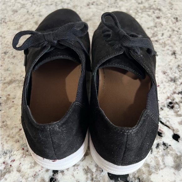 Womens Fitflop Sneakers Lace Up Valentia Metallic Black Shoes AB4-001 - Picture 5 of 13